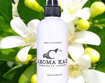 Spray de jasmim para roupa de cama | Aromatizador de carro | Vegano e livre de crueldade | Longa duração