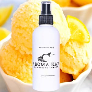 Creamy Lemon Gelato Body Spray Mist Alcohol-Free Perfume Vegan Ingredients Cruelty-Free Fragrance Hand Poured Luxury for Everyday Wear