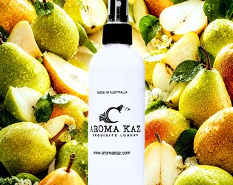 French Pears Room Linen Spray Car Air Freshener – Vegan, Cruelty Free, Long Lasting