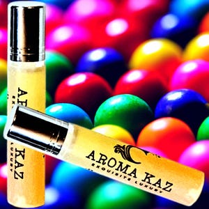 Bubblegum Roll-On Fragrance Oil Alcohol Free Perfume with Vegan Ingredients Cruelty-Free Hand Poured Scent for Daily Wear