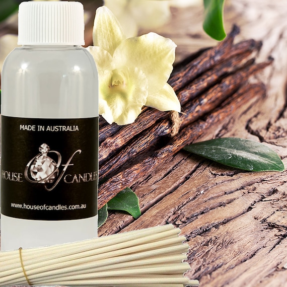 Sandalwood Vanilla Musk Scented Diffuser Fragrance Oil Refill Free Reeds  Vegan Animal Cruelty Free Room Deodorizer Room Air Freshener 