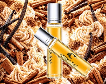 Creamy Cinnamon Vanilla Roll On Fragrance Oil – Vegan, Alcohol-Free, Cruelty-Free