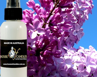 Fresh Lilac Scented Room Linen Bathroom Car Air Freshener Spray Mist, Vegan, Cruelty Free, Deodorizer, Home Fragrance
