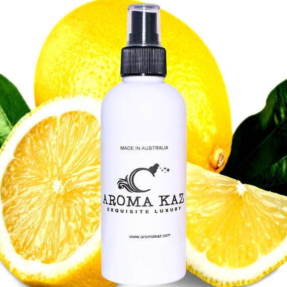 Citrus Lemons Room/Linen/Car Air Freshener Spray Vegan/Cruelty Free Deodorizer Fragrance