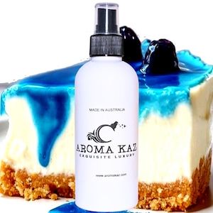 Blue Raspberry Cheesecake Body Spray Mist Alcohol-Free Perfume Vegan Ingredients Cruelty-Free Fragrance Hand Poured Luxury for Everyday Wear