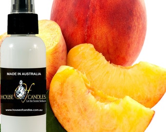 Juicy Peaches Body Spray Mist Fragrance, Vegan Ingredients, Cruelty-Free, Alcohol Free Perfume, Hand Poured