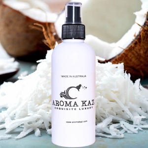Fresh Coconut Body Spray Mist Alcohol-Free Perfume Vegan Ingredients Cruelty-Free Fragrance Hand Poured Luxury for Everyday Wear