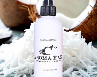 Fresh Coconut Body Spray Mist Alcohol-Free Perfume Vegan Ingredients Cruelty-Free Fragrance Hand Poured Luxury for Everyday Wear