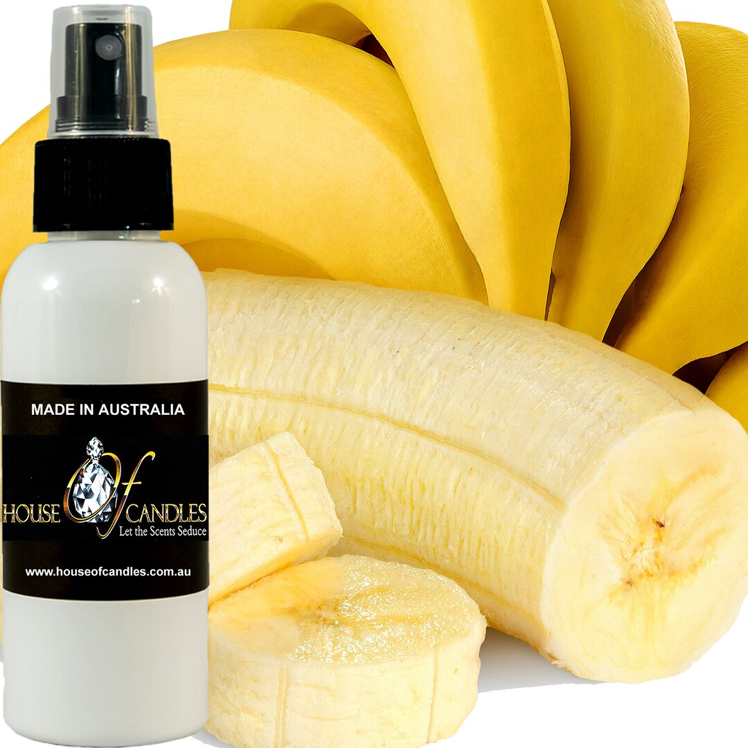 Fresh Bananas Scented Perfume Body Spray Mist Fragrance, Vegan
