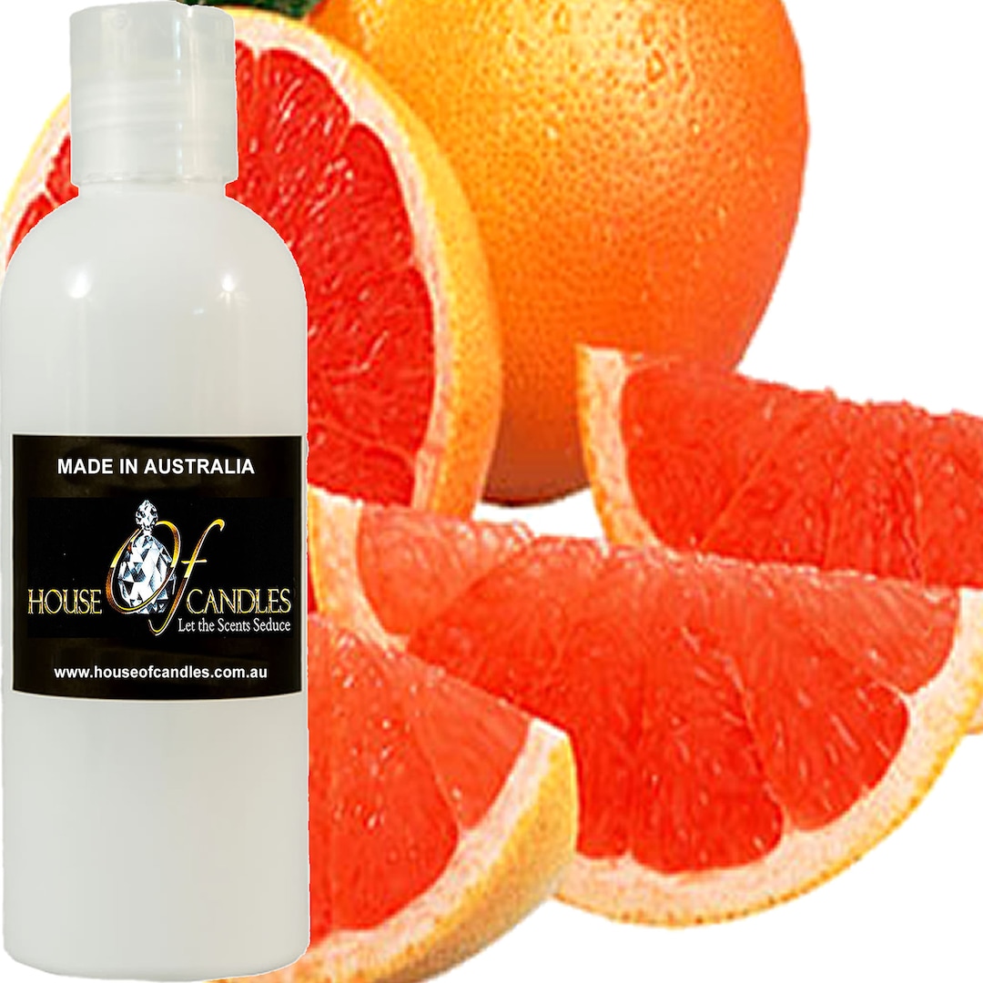 Fresh Grapefruit Scented Bath Body Massage Oil, Vegan Aromatherapy