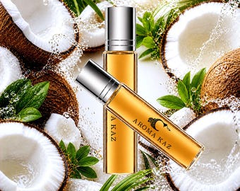 Fresh Coconut Roll On Fragrance Oil – Vegan, Alcohol-Free, Cruelty-Free