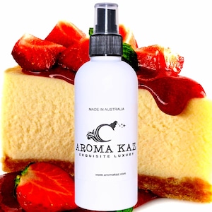 Strawberry Cheesecake Body Spray Mist Alcohol-Free Perfume Vegan Ingredients Cruelty-Free Fragrance Hand Poured Luxury for Everyday Wear