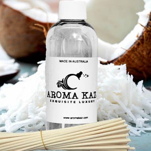 Fresh Coconut Fragrance Oil Refill for Diffusers Vegan Cruelty-Free Room Scent Home Air Freshener/Deodorizer