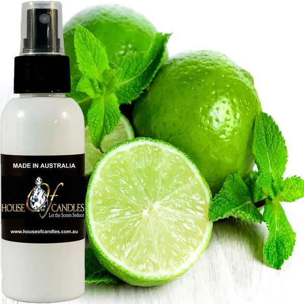 Wild Mint & Citrus Limes Body Spray Mist Fragrance, Vegan Ingredients, Cruelty-Free, Alcohol Free Perfume, Hand Poured