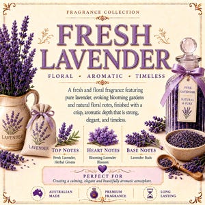 Aceite aromático de lavanda fresca para la elaboración de jabones/velas, perfumes para el baño/cuerpo. imagen 3