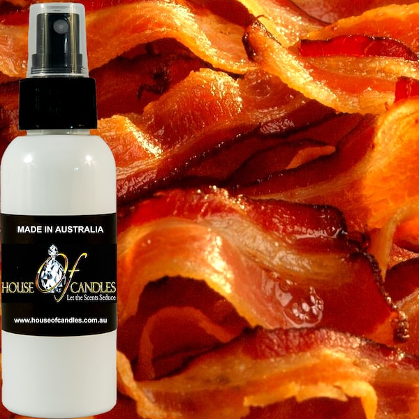 Bacon For Men Body Spray Mist Fragrance, Vegan Ingredients, Cruelty-Free, Alcohol Free, Hand Poured