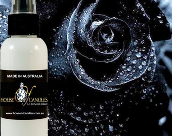 Black Rose & Oud Scented Room Linen Bathroom Car Air Freshener Spray Mist, Vegan, Cruelty Free, Deodorizer, Home Fragrance