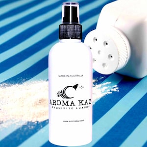 Baby Talc Powder Body Spray Mist Alcohol-Free Perfume Vegan Ingredients Cruelty-Free Fragrance Hand Poured  Luxury for Everyday Wear