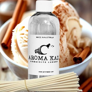 Creamy Cinnamon Vanilla Fragrance Oil Refill for Diffusers Vegan Cruelty-Free Room Scent Home Air Freshener/Deodorizer