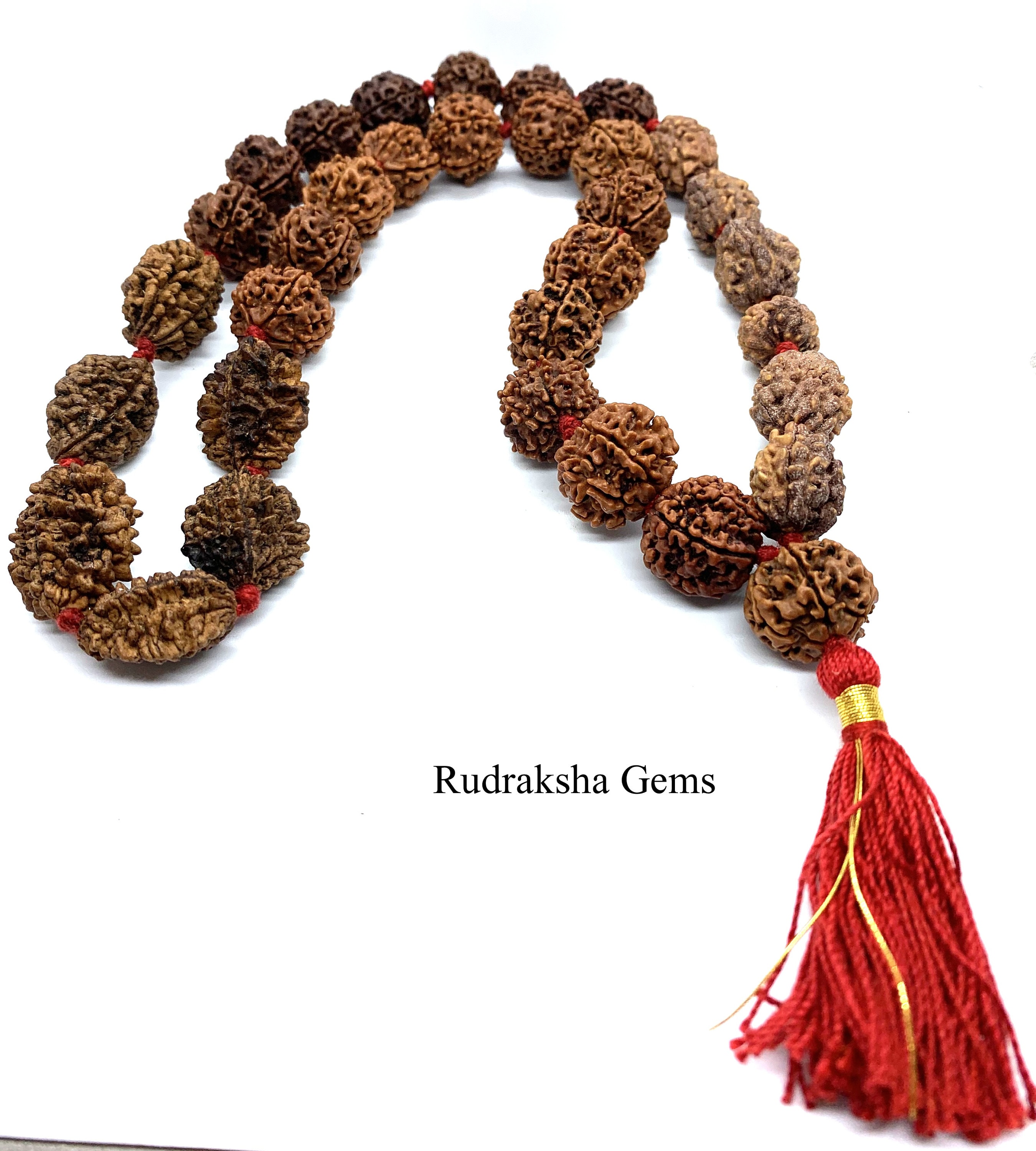 Rudraksh Rudraksha 2 3 4 5 6 Mukhi 32 1 Beads Mala Necklace Etsy UK