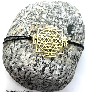 Sri Yantra Bracelet,Geometry  Bracelet, Charm Bracelet, Unisex Gift, X&#39;mas Gift, Shri Yantra Jewellery, Yoga Bracelet, Mandala Bracelet