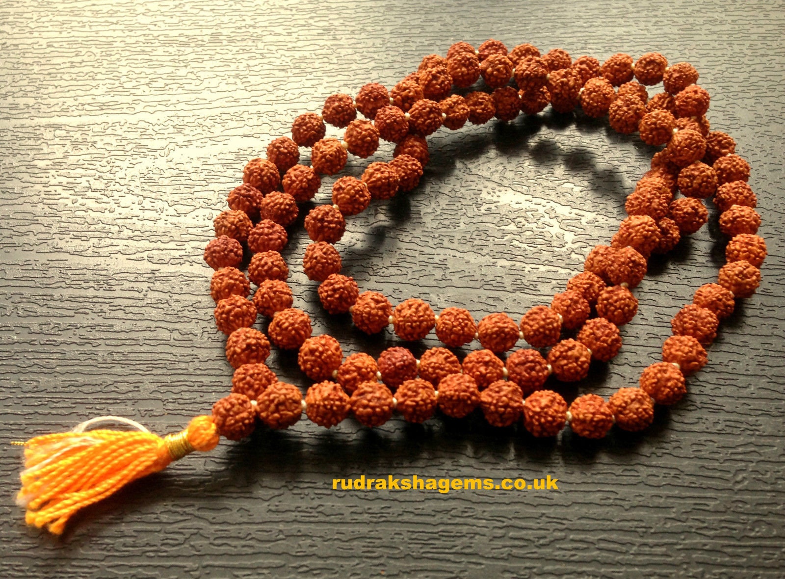 108+1 Beads Japa Mala RELIGIOUS Rosary 100/% Natural Rudraksha Mala 8mm Beads