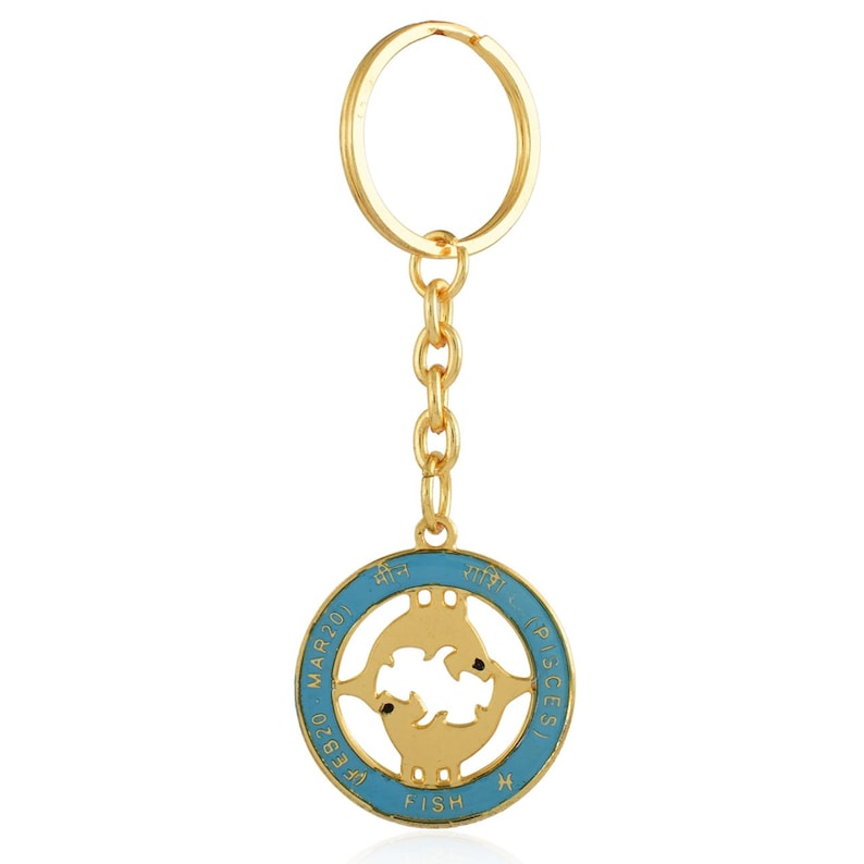 Zodiac Bag Charms, Zodiac Sign Key chain, Bag Charm, Colored Pendant, 12 Zodiac signs, Bagcharm, Keychain, Star Sign Horoscope Birthday Gift image 4