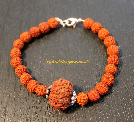 7 mukhi Rudraksha Bracelet, 7 face Rudraksha Bracelet, Genuine Rudraksha  Beads, Custom size available, Seven Face Shiva Rudraksh, Spiritual