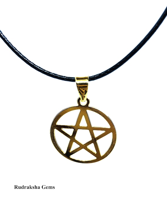 Pentacle Pentagram Pendant Pentagram Keychain Gothic Pentagram Jewelry