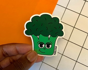 Broccoli sticker - Chilli sticker - Weird - Funny sticker - Pattern sticker - Vinyl Sticker - Large sticker - Decal - Laptop sticker