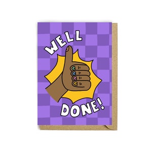 Goed uitgevoerde kaart - Wenskaart - Feestkaart - Gerecycleerde kaart - Grappige kaart - Kleurrijk - Illustratie - Kaart - Gefeliciteerdkaart