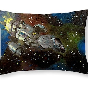 Firefly Serenity Decorative Pillows - Firefly Pillow - Firefly Art Pillow Sci Fi - Firefly TV Show Movie Home Decor - Outer Space Geekery