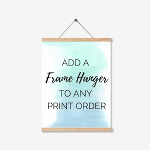Toevoegen aan houten lijst muurkunst - houten magnetische posterhanger - foto hanger lijst magnetische hout ingelijste kunstafdrukken cadeau-ideeën klaar om op te hangen
