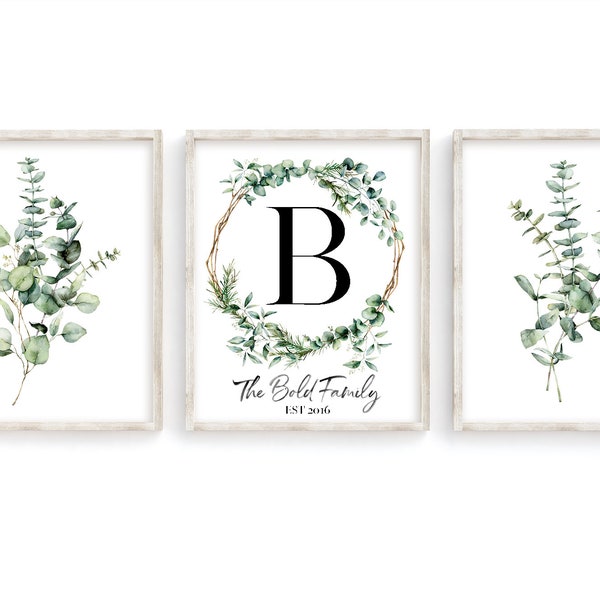 Last Name Wall Art Etsy