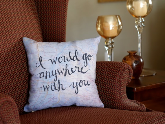 Travel Quote Throw Pillows Valentines Day Gifts For Husband Etsy