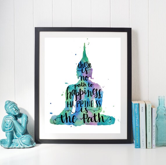 Buddha Painting Inspirational Quote Wall Art Watercolor Quote - Etsy Buddha Painting Inspirational Quote Wall Art Watercolor Quote - Etsy