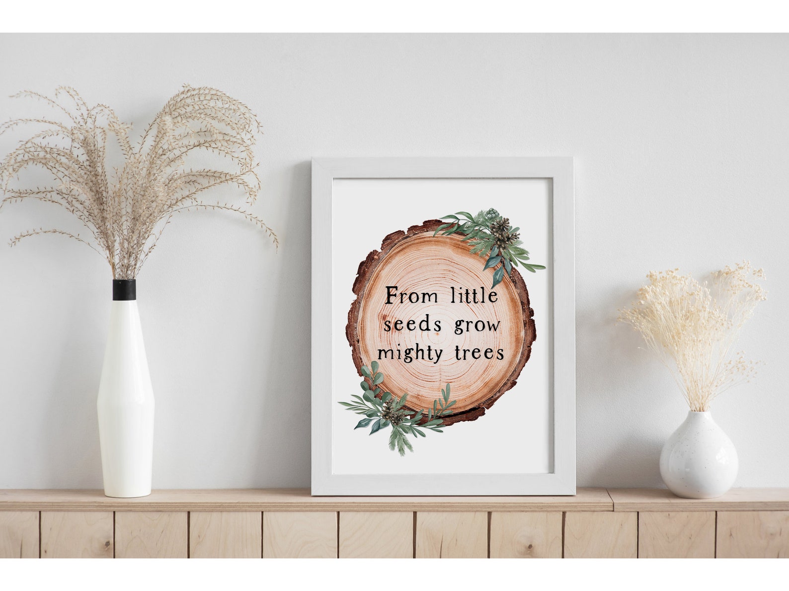 From Little Seeds Grow Mighty Trees Woodland Nursery Printable Wall Art ...