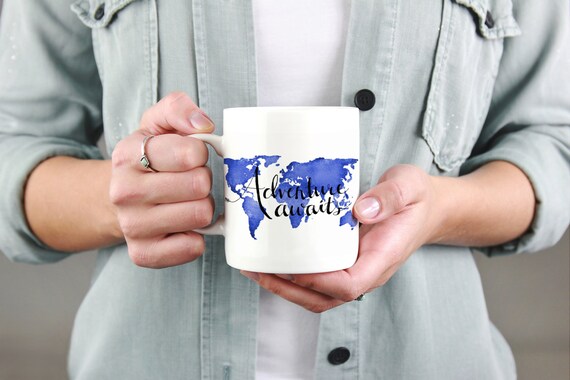 Nunca Turquesa mal paisajista Idea Regalo Divertido plata Taza de viaje 117