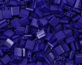 Tila Bead Opaque Cobalt, Miyuki,  TL-414 , 7.2 gram tube