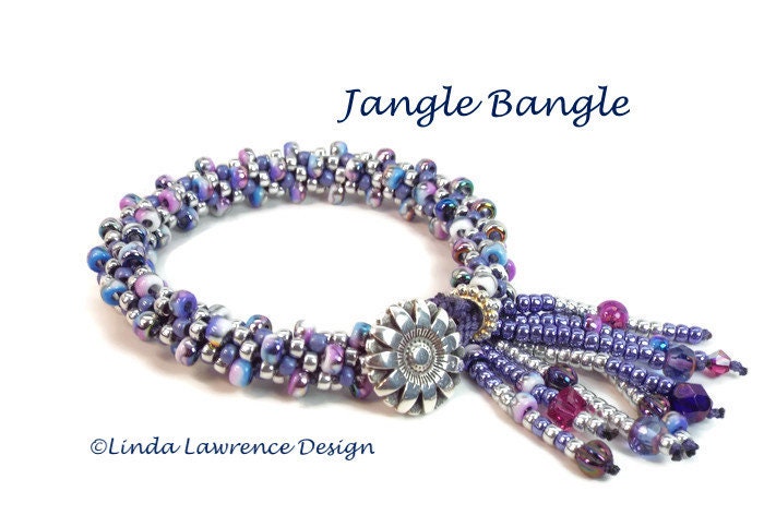 PDF TUTORIAL Kumihimo Jangle Dangle Bangle Bracelet Téléchargement instantané