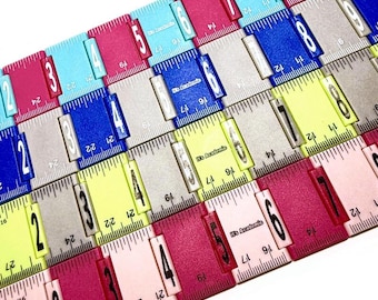 12" Folding Ruler, Compact Beading Jewelry Making Tool, Sewing Wrist Sizer