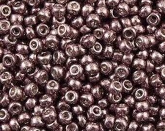 Galvanized Brown, Miyuki 11/0 Seed Bead #91088, Galvanized Brown, 24gm tube