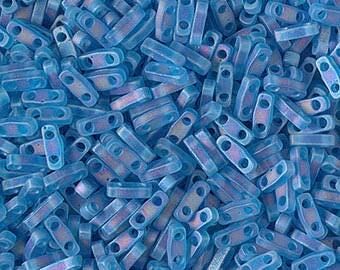 Quarter Tile QTL-149FR: Matte Capri, Quarter Tila Bead  7.2g tube