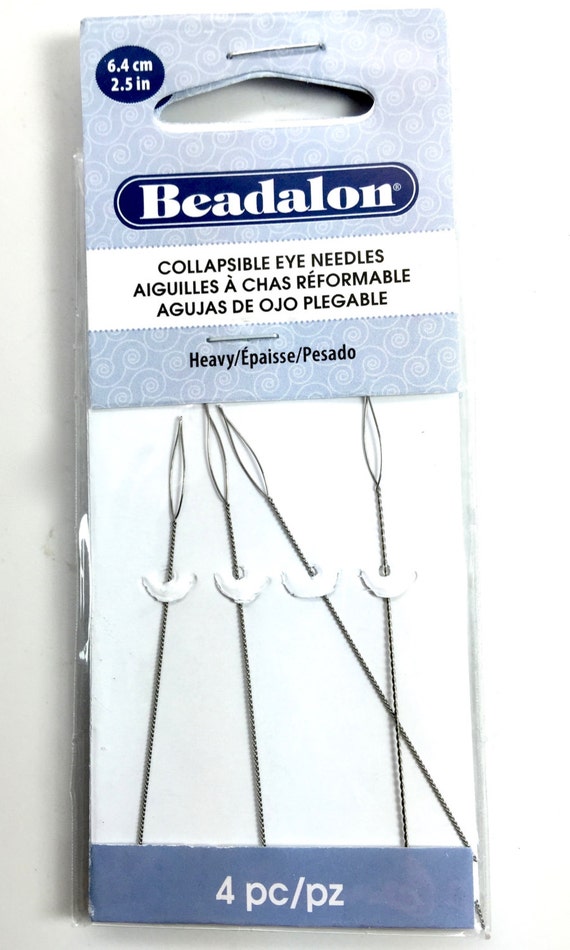 Collapsible Eye Needles 2.5/" 4//pkg-medium