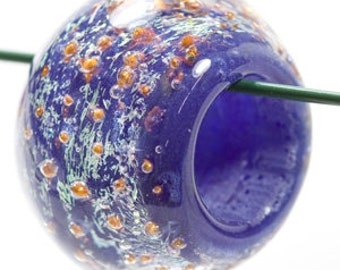 Donut Bead - Copper Series - Large - Enchanted Sea (1 bead) #2478
