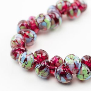 UNICORN Teardrop Beads -  Gerberas, Mini or Regular #4403,4402