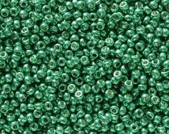 Miyuki Duracoat Galvanized, 11/0,Metallic Dark Aqua Green #5106,  20 gram bag