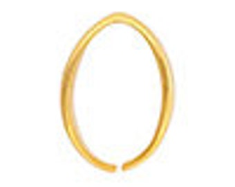 Pinch Bail 16x10mm Silver or Gold Tone