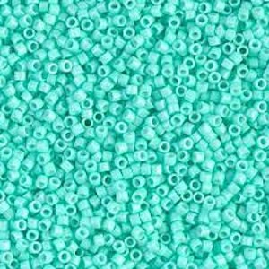 DB2122: Duracoat Dyed Opaque Catalina  11/0 Miyuki Delica Bead  7.2 gram tube
