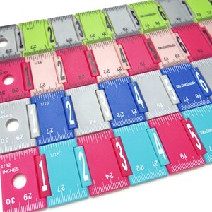12 Plastic Fashion Ruler Pink - up & up 1 ct